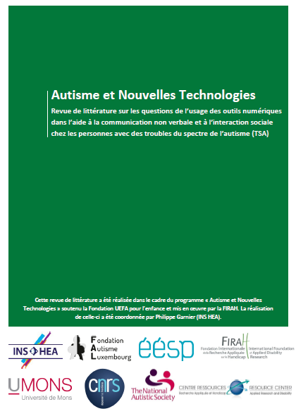Couverture revue de litt&eacute;rature Autisme et Nouvelles technologies, jpg